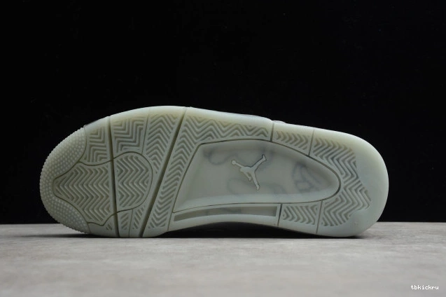 Rep TBkick Grey x Jordan KAWS Cool 930155-003 Air 4 0705